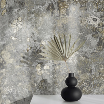 Faded Grandeur  Wallpaper Roll - 10.05m - Stone