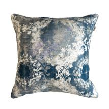 Heath Teal Lavender 50cm Piped Cushion