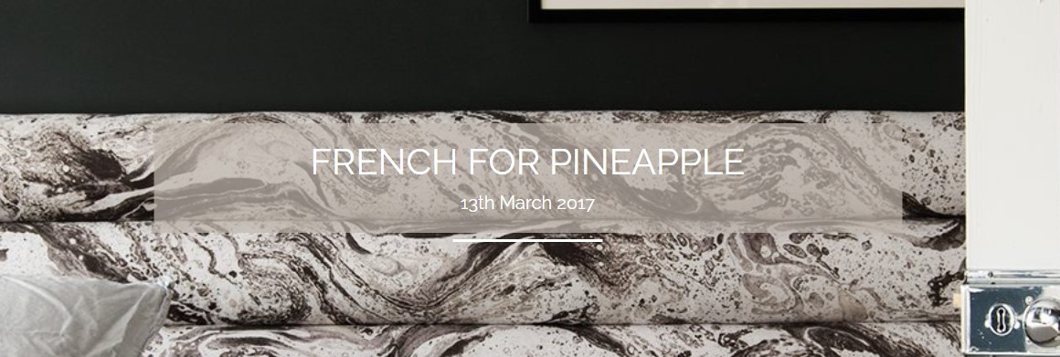 FRENCH FOR PINEAPPLE
